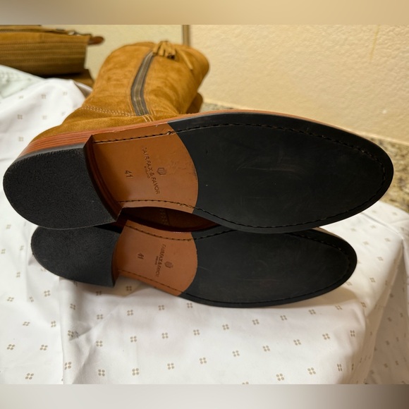 Fairfax and Favor Regina suede riding boots in size 9 1/2 new - Picture 9 of 10